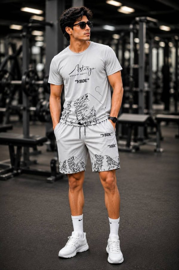 Yobdel Printed Men Track Suit