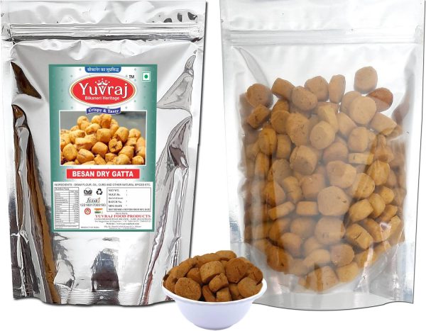Yuvraj Food Product Dry Gatte famous marwari Dry Gatte ki sabji 250 gm pack 250 g
