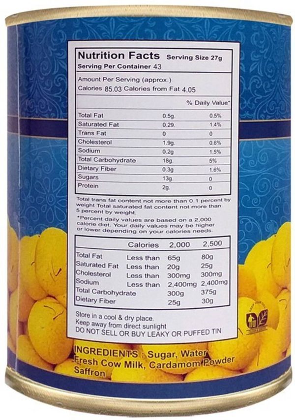 Yuvraj Food Product kesar Rajbhog (saffron ) famous Bikaneri mithai 1 kg Tin pack Tin