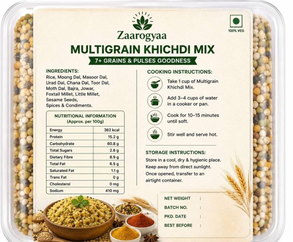 Zaarogyaa Ayurvedic Multigrain Khichdi Mix