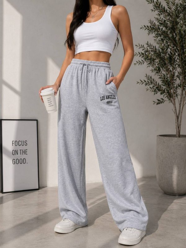 zaviann Printed Women Grey Track Pants