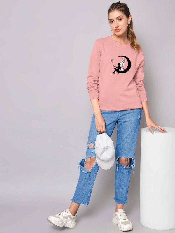 ZentWorld Printed Women Round Neck Beige T-Shirt