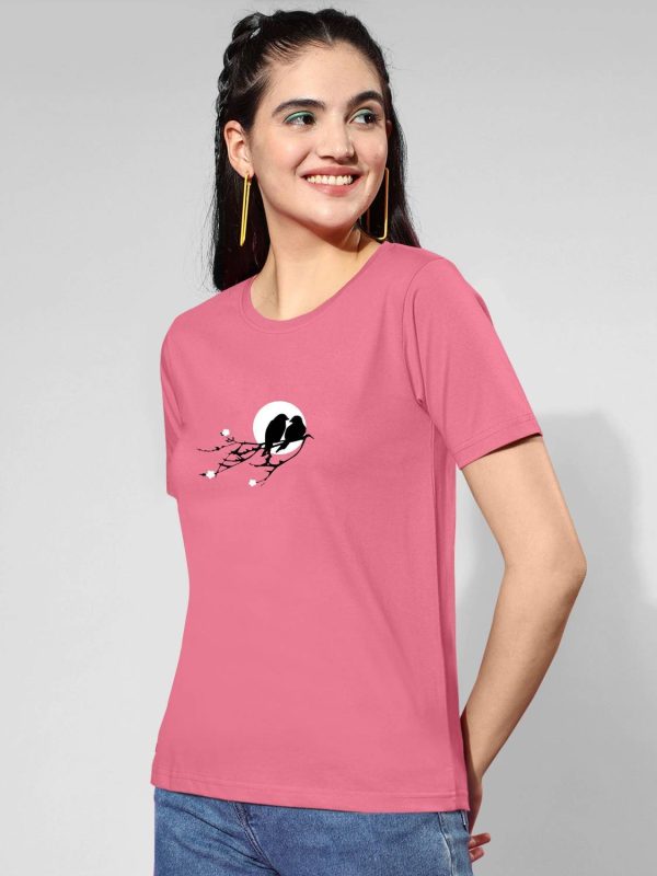 ZentWorld Printed Women Round Neck Multicolor T-Shirt