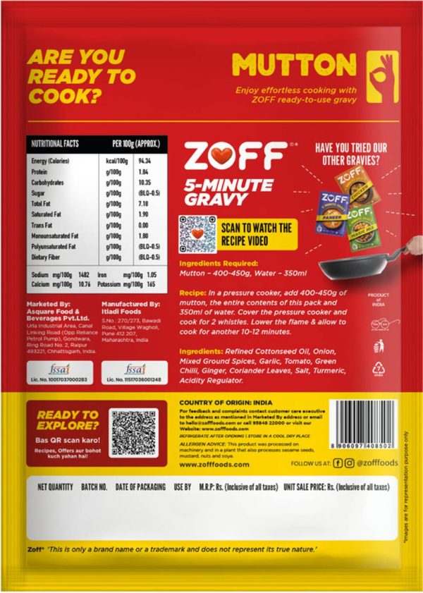 zoff 5MINS GRAVY MUTTON 90 g